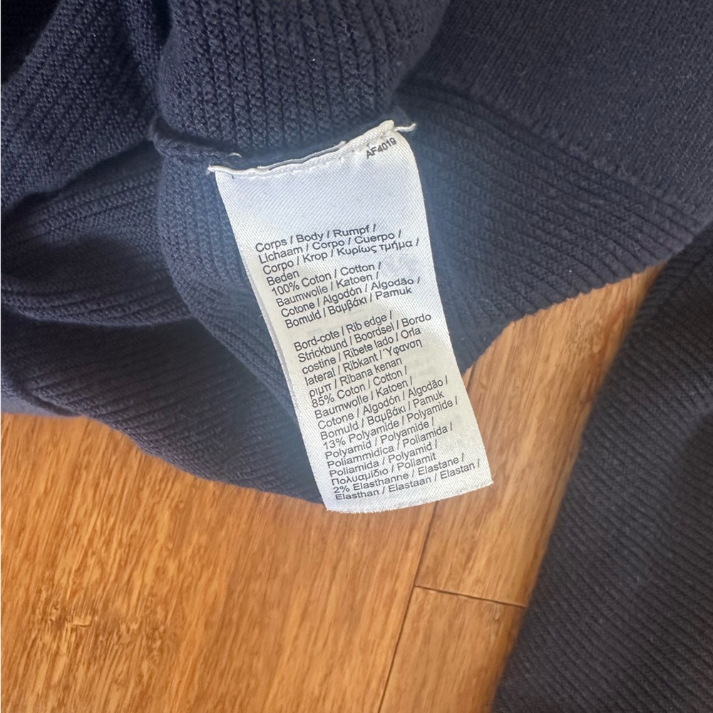 Lacoste Women's Dark Blue Cardigan - Picture 3 of 4
